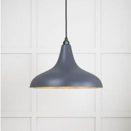 Smooth Brass Frankley Pendant in Slate