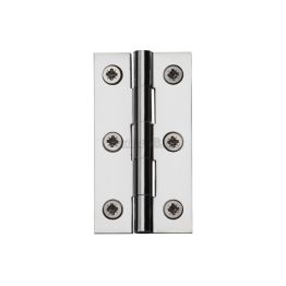 Heritage Brass Hinge Brass 2 1/2" x 1 3/8" Polished Chrome finish