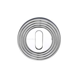 Heritage Brass Key Escutcheon Polished Chrome finish