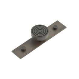 Murray Cupboard Knobs 40mm Plain Backplate Dark Bronze - By Frelan Hardware - HOX-1140DB-5090DB