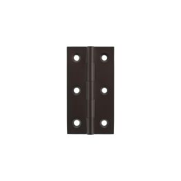 Millhouse Brass Cabinet Butt Hinges 75mm x 41mm x 2mm - Urban Dark Bronze