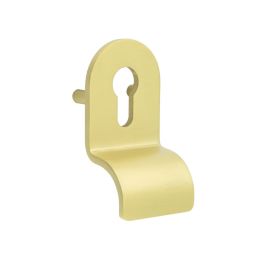 Cylinder Pull Lug Fixed Satin Brass - By Frelan Hardware - CRES1602SB