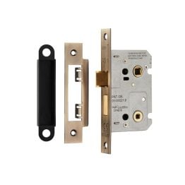 Easi-T Residential Bathroom Lock 65mm - Antique Brass