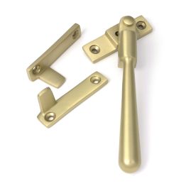 Satin Brass Night-Vent Locking Newbury Fastener