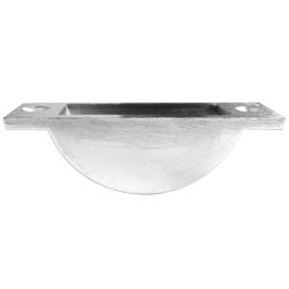 Jedo Zinc Easy Clean Bolt Socket 63x20mm Satin Chrome - By Frelan Hardware - JV5641SC