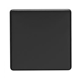 Eurolite Concealed 3mm Single Blank Plate Matt Black