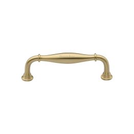 Heritage Brass Cabinet Pull Henley Traditional Design 102mm CTC Satin Brass Finish