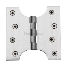 Heritage Brass Parliament Hinge Brass 4" x 2" x 4" Satin Chrome finish