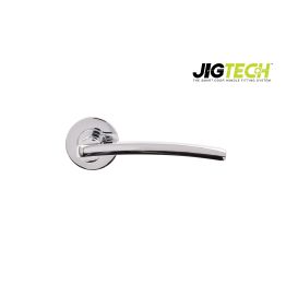 Jigtech Condor Lever On Rose Polished Chrome