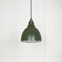 Smooth Nickel Brindley Pendant in Heath
