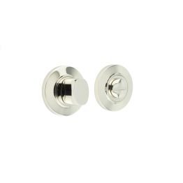 Burlington Turns & Releases Inner 3 Chamfered Rose Polished Nickel - By Frelan Hardware - BUR-81PN-51PN