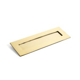 Aged Brass Large Letter Plate
