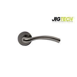 Jigtech Solar Lever On Rose Black Nickel