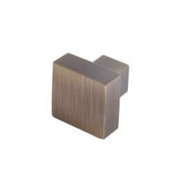 Trafalgar Square Cupboard Knobs Antique Brass - By Frelan Hardware - BUR201AB