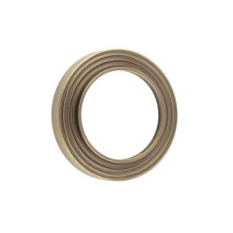 Burlington Reeded Outer Roses for Escutcheons Antique Brass - By Frelan Hardware - BUR74AB