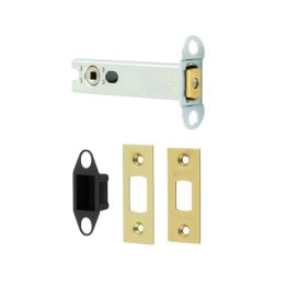 Jedo Heavy Duty Tubular Deadbolts 102mm Satin Brass - By Frelan Hardware - JL-HDB102SB