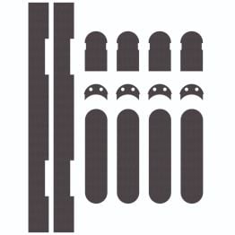 Ci001230 Concealed Hinge Intumescent Fire Pack