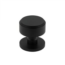 Step Black Mortice Knob - By Frelan Hardware - JV804MB