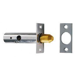 Door Security Bolt - Satin Chrome