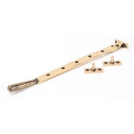 Polished Bronze 12" Hammered Newbury Stay