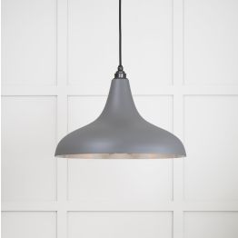 Smooth Nickel Frankley Pendant in Bluff