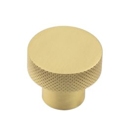 Wenlock Cupboard Knobs 30mm Satin Brass - By Frelan Hardware - HOX130SB
