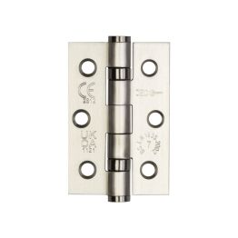 Jedo Stainless Steel Grade 7 Ball Bearing Hinges 76x50mm Satin Stainless Steel - By Frelan Hardware - J9502SSS