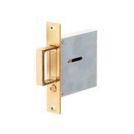Jedo Sliding Door Edge Pull Polished Brass - By Frelan Hardware - JV820PB