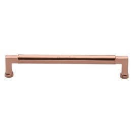 Heritage Brass Cabinet Pull Bauhaus Design 203mm CTC Satin Rose Gold Finish