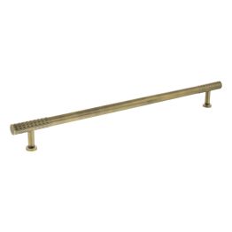 Millhouse Brass Chrysler Diamond T-Bar Cabinet Pull Handle 320mm - Antique Brass