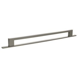 Millhouse Brass Empire Slim Cabinet Pull Handle on Backplate 320mm - Satin Nickel