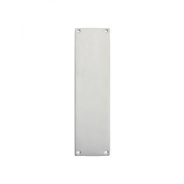 Plain Finger Plate - Satin Chrome