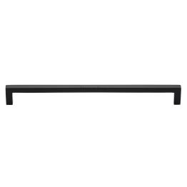Heritage Brass Cabinet Pull City Design 256mm CTC Matt Black Finish