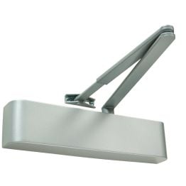 Rutland TS.5204 Door Closer, BC c/w Semi-Radius Cover, Flatbar Armset, Silver