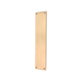 Victorian Finger Plate 300mm Satin Brass