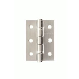 Atlantic CE Fire Rated Grade 7 Ball Bearing Hinges 3" x 2" x 2mm - Satin Stainless Steel (Pair)