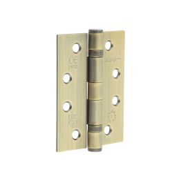 Jedo Grade 11 Steel Ball Bearing Hinges 102x76mm Antique Brass - By Frelan Hardware - J8500AB
