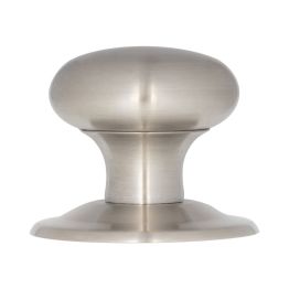 Stainless Steel Centre Door Knobs 70mm Diameter Satin Stainless Steel - By Frelan Hardware - JSS3580