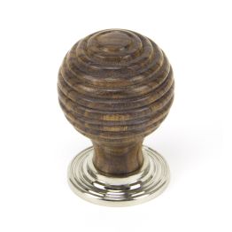 Rosewood and PN Beehive Cabinet Knob 35mm
