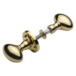 Heritage Brass Suffolk Rim Knob Polished Brass finish