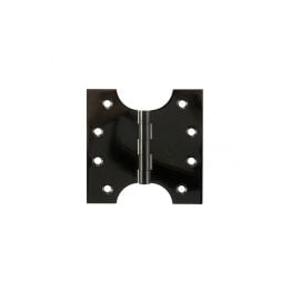 Atlantic (Solid Brass) Parliament Hinges 4" x 2" x 4mm - Black Nickel (Pair)