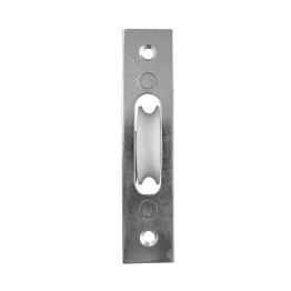 Jedo Sash Roller with Rectangular Plate 118x26mm Zinc Plate - By Frelan Hardware - J992BZP