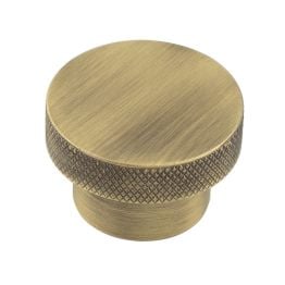 Wenlock Cupboard Knobs 40mm Antique Brass - By Frelan Hardware - HOX140AB