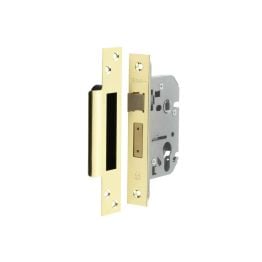 Jedo Euro Profile Sashlocks 65mm Polished Brass - By Frelan Hardware - JL1050PB