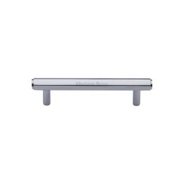 Heritage Brass Cabinet Pull Hexagon Design 96mm CTC Polished Chrome finish