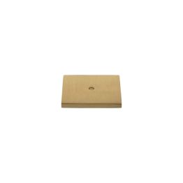 Millhouse Brass Square Cabinet Handle Backplate - Satin Brass
