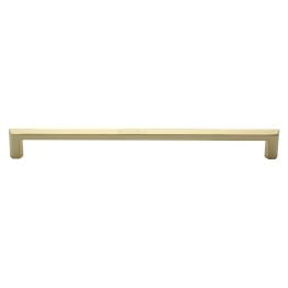 Heritage Brass Door Pull Handle Hexagonal Design 480mm&nbsp;Polished Brass Finish