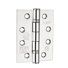 CE11 Mild Steel BB Butt Hinge - Polished Chrome
