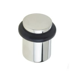 Burlington Plain Door Stops Polished Nickel - By Frelan Hardware - BUR960PN