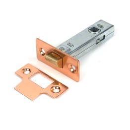 Polished Bronze 3" Tubular Mortice Latch